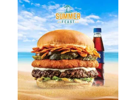 Burger O'Clock Summer Feast Deal 2 For Rs.999/-